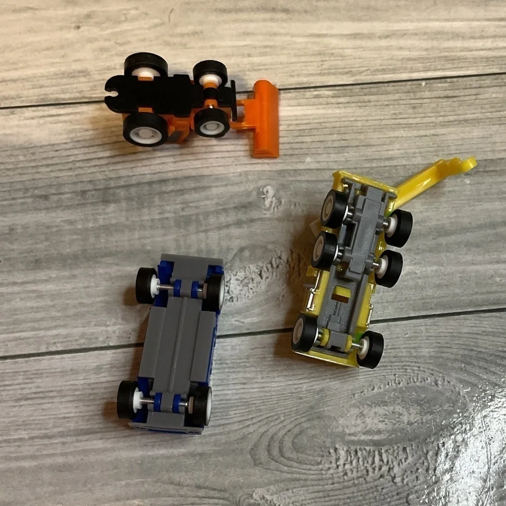 Construction Vehicle Toy Set - Orange, Blue, Yellow lot